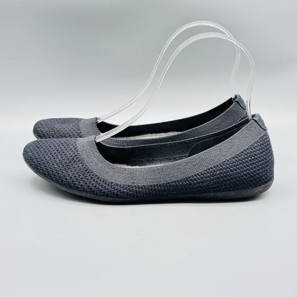 Allbirds Shoes Womens 6.5 Blue Tree Breezers Ballet Flats Sustainable Knit - Picture 4 of 12